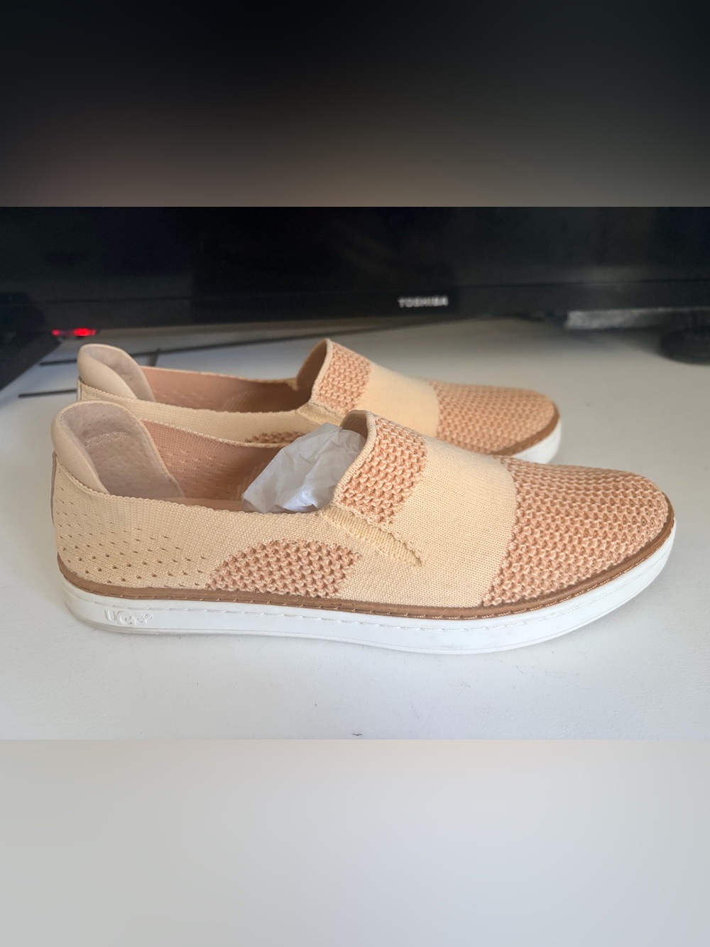Ugg Women’s Slip-On Sneakers in Peach